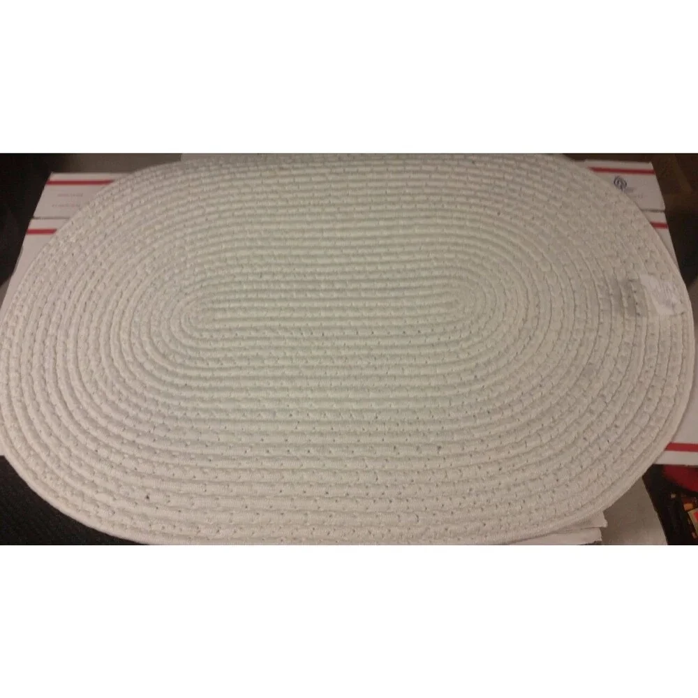 OVAL BRAIDED KITCHEN RUG RED (20